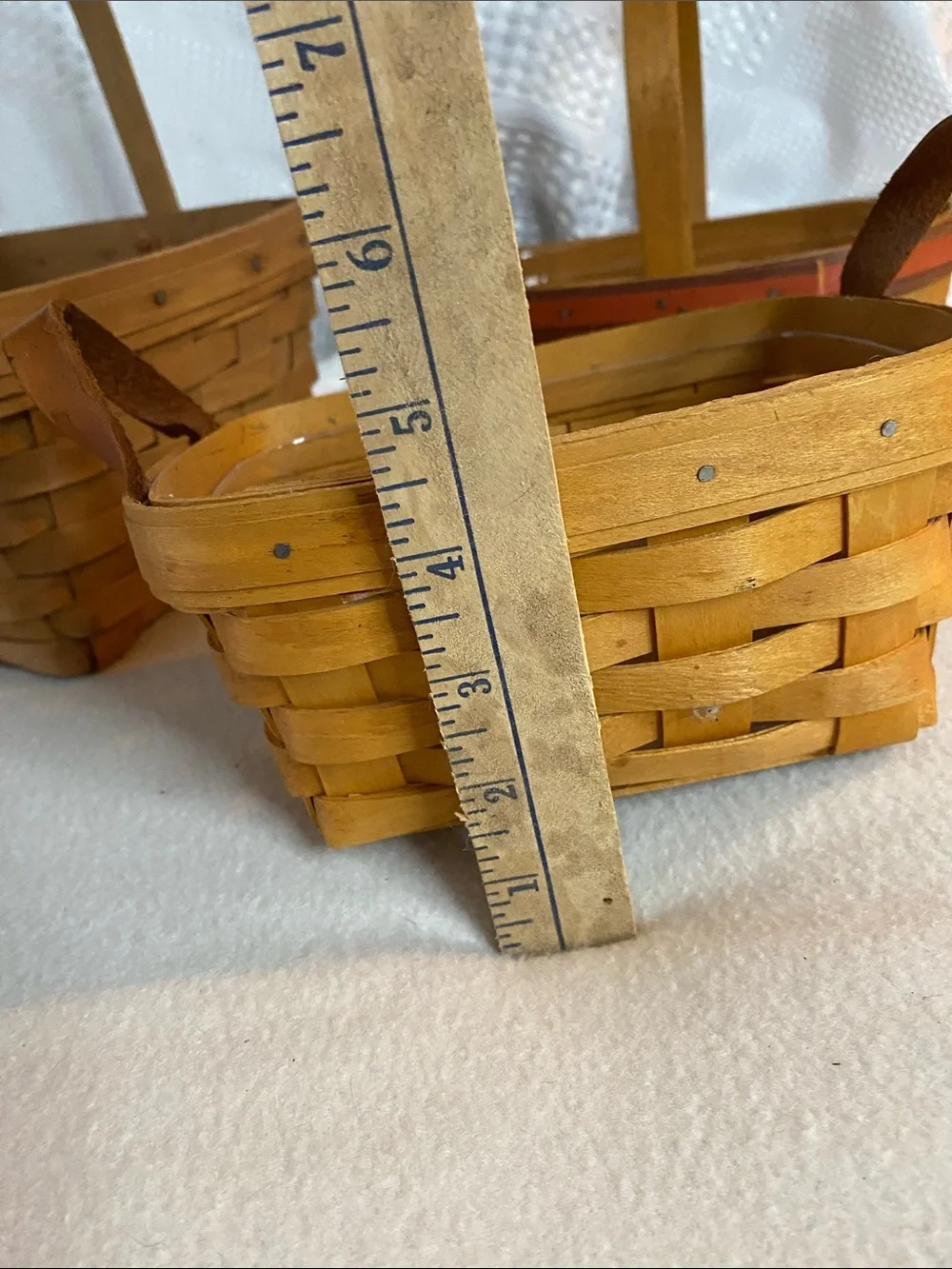 Longaberger basket lot bundle of three vintage